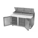 Beverage-Air DP60HC 60" 2-Section Refrigerated Pizza Prep Table w/ 2 Doors, 17.8 cu. ft. 4 image