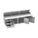 Beverage-Air DPD119HC-3 119" 4-Section Refrigerated Pizza Prep Table w/ 3 Doors & 3 Drawers 3 image