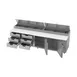 Beverage-Air DPD119HC-6T 119" 4-Section Refrigerated Pizza Prep Table w/ 2 Doors & 6 Drawers 4 image