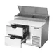 Beverage Air DPD46HC-2 46" 1-Section Refrigerated Pizza Prep Table w/ 2 Drawers, 12 cu. ft. 4 image