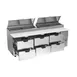 Beverage Air DPD93HC-6 93" 3-Section Refrigerated Pizza Prep Table w/ 6 Drawers 3 image