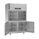 Victory DRS-2D-S1-HD-HC 52" 2-Section Reach-In Refrigerator w/ 2 Sliding Glass & 2 Swing Solid Half Doors, 45 cu. ft. 4 image