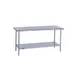Duke 418-2424 24" Open Base Work Table, Galvanized Base / Flat Top (Without Backsplash) 1 image