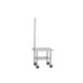 Duke 593A-3030 Mixer Stand, Open Base with Adjustable Undershelf, Stainless Top 1 image