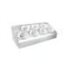 Duke 71 Silverware Dispenser – 7‑Compartment, Stainless Steel, 21‑5/8"W x 9‑3/4"D x 7‑1/4"H, Cups, NSF 1 image