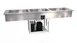 Duke FCP3-SL Flush Mount Cold Pan Unit, Drop-In Unit, 71-3/8"W X 18"D X 24"H 1 image