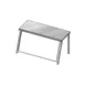 Duke TS-454-60 Single Deck Food Shield, 59" W X 15" D X 16"H, Full Service Style 1 image