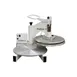 Dutchess Bakers DUT/DMS-18 18" Manual Pizza Dough Press with Single Heat and Analog Temperature Control 1 image