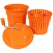 Dynamic E001 SD99 Salad Spinner, Manual, 2.5 Gallon (10 Liter) capacity 2 image