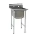 Eagle Group 314-16-1-18R-3VP 38" One Compartment Sink, 16"W x 20"L Bowl With Right-Hand Drainboards 1 image