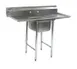 Eagle Group 412-16-1-24 66" One Compartment Sink, 16"W x 20"L Bowl With 2 Drainboards 1 image