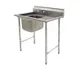Eagle Group 414-18-1-18R 40" One Compartment Sink, 18"W x 24"L Bowl With Right-Hand Drainboards 1 image