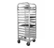Eagle Group 4635 Lifetime Series 12 Pan End Load Heavy Duty Aluminum Roll-In Refrigerator Rack 1 image