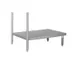 Eagle Group 605372-X 36" Stainless Steel Dishtable Undershelf w/ 24"D, Galvanized, Bullet Feet 1 image