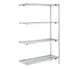 Eagle Group A4-63-2436C Chrome-Plated 4-Tier Add-On Shelving Unit - 36"W x 24"D x 63"H 1 image