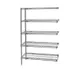 Eagle Group A5-74-1860S Stainless Steel 5-Shelf Add-On Shelving Unit - 60"W x 18"D x 74"H 1 image