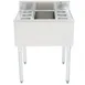 Eagle Group B2CT-18 24" Underbar Ice Bin with 6 Bottle Holders, 63 lb. Capacity 1 image