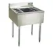 Eagle Group B2CT-22-7 24" Underbar Cocktail / Ice Bin with Six Bottle Holders, 63 lb. Capacity 1 image