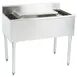 Eagle Group B3CT-18 36" Stainless Steel Underbar Ice Bin w/ 8 Bottle Wells 3 image