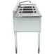 Eagle Group B5C-18 60" Underbar Sink Units, 3 Compartment with 2 Drainboards 3 image