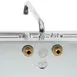 Eagle Group B5C-18 60" Underbar Sink Units, 3 Compartment with 2 Drainboards 4 image