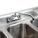 Eagle Group B5C-18 60" Underbar Sink Units, 3 Compartment with 2 Drainboards 5 image