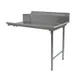Eagle Group BPCDT-24R-16/3 24" Clean Straight Dishtable w/ Right Table, 10" Backsplash, Steel Legs 1 image