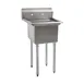 Eagle Group BPS-1818-1-FE 23" One Compartment Sink, 18"W x 18"L Bowl Without Drainboards 1 image