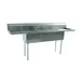 Eagle Group BPS-2454-3-24L-FC 80" Three Compartment Sink, 18"W x 24"L Bowl w/Left-Hand Drainboard 1 image