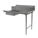 Eagle Group BPSDT-72R-16/3 72" Straight Soiled Dishtable w/ Right Table, Sink with Basket Drain 1 image