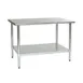 Eagle Group BPT-2430B 30" Open Base Work Table with Undershelf - Without Backsplash / Heavy Gauge 1 image