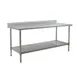 Eagle Group BPT-3024SEB-BS 24" Open Base Work Table/ Stainless Steel Base, 4-1/2" Backsplash - Flyer 1 image