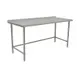 Eagle Group BPT-3024STB-UT 24" Open Base Work Table, Stainless Steel Base / Upturn - Flyer 1 image