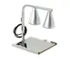 Eagle Group BW-2-120-X Redhots® Heat Lamp, Portable, 2 Bulb C-Frame 1 image