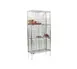 Eagle Group BW1448BL 48" Black Epoxy 3-Shelf 240-Bottle Bulk Wine Shelf Unit 1 image