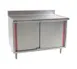 Eagle Group CB2436SEM-BS 36" Cabinet Base Sliding Doors Work Table 1 image