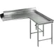 Eagle Group CDTCIR-60-16/4 Clean "L" Shaped Dishtable w/ Island Design, Right Table, 8" Backsplash 1 image