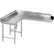 Eagle Group CDTCL-72-16/4 Clean "L" Shaped Dishtable w/ Corner Design, Left, 8" Backsplash 1 image