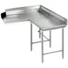 Eagle Group CDTCR-48-16/4 Clean "L" Shaped Dishtable w/ Corner Design, Right, 8" Backsplash 1 image