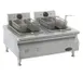 Eagle Group CLEF102-240-X Split Pot Countertop Electric Fryer w/ (2) 15-lb Fry Pots, 2 Fry Baskets 1 image