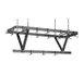 Eagle Group CM48APR 40" Aluminum Triple Bar Ceiling Mounted Pot Rack with 12 Double Prong Hooks 1 image
