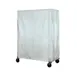 Eagle Group CZ-74-2160-T Cart Cover, 60"W x 21"D x 74"H, Uncoated, Zipper, Transparent Vinyl, NSF 1 image