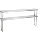 Eagle Group DOS-HT4 Overshelf, Table Mount, 63-1/2"W X 10"D, Double Deck 1 image