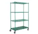 Eagle Group DS4-P74-2448C Chrome Starter Unit w/ Dunnage Shelf - 48"W x 24"D x 79"H 1 image
