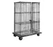Eagle Group DTSC2460 Wire Security Unit with Dolly Truck, Chrome Finish, 64-7/8" x 29-3/4" x 69" 1 image