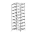 Eagle Group FCR-10-9A-X Full Size Stationary Aluminum Can Rack w/ 162 #10 Cans Capacity, Adjustable Feet 1 image