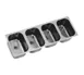 Eagle Group FDI-24-24-13.5-4 Weld-In Sink, Four Compartment 1 image