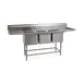 Eagle Group FN2060-3-24-14/3 114" Three Compartment Sink, 20"W x 20"L Bowl With 2 Drainboards 1 image