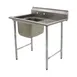 Eagle Group FN2424-1-36R-14/3 63" (1) One Compartment Sink-24"W x 24"L Bowl, With Right-Hand Drainboards 1 image