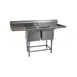 Eagle Group FN2840-2-30L-14/3 75" Two Compartment Sink, 20"W x 28"L Bowl With Left-Hand Drainboard 1 image